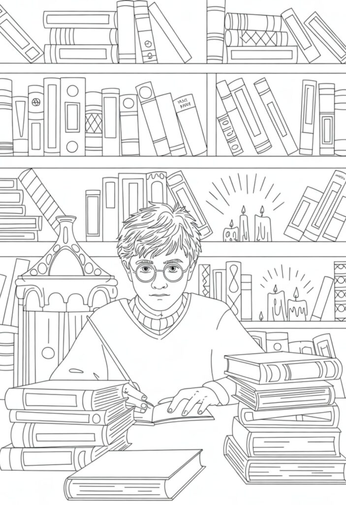 Harry Potter Coloring pages