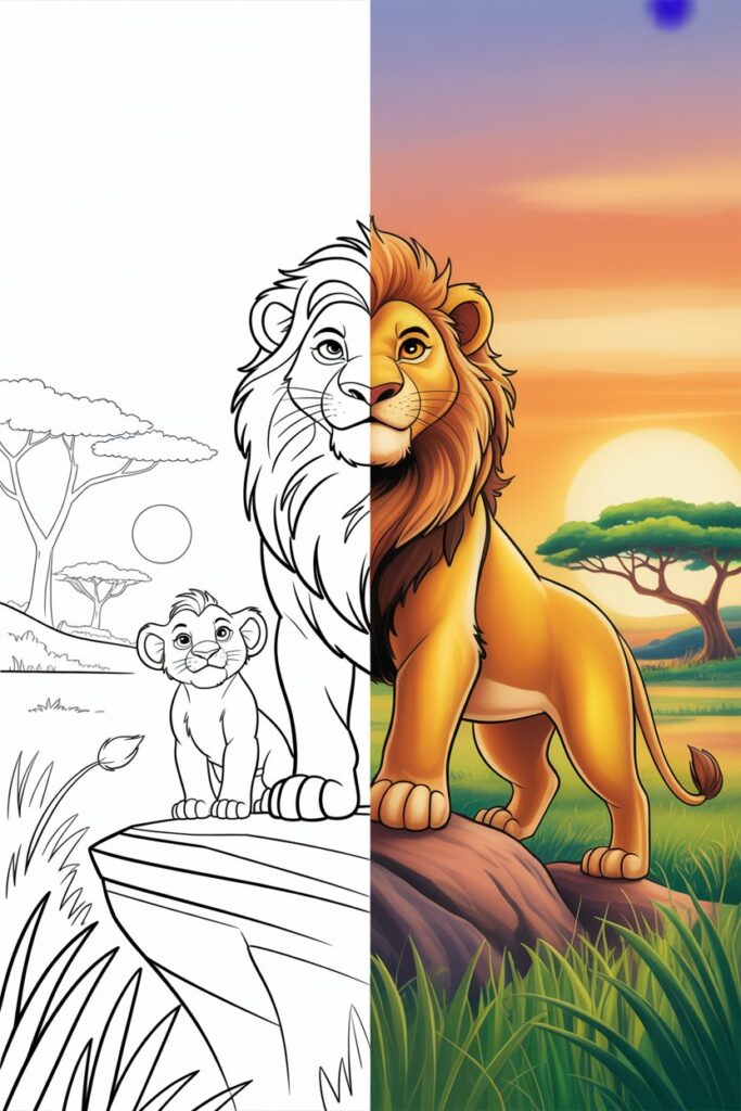 Lion King coloring pages